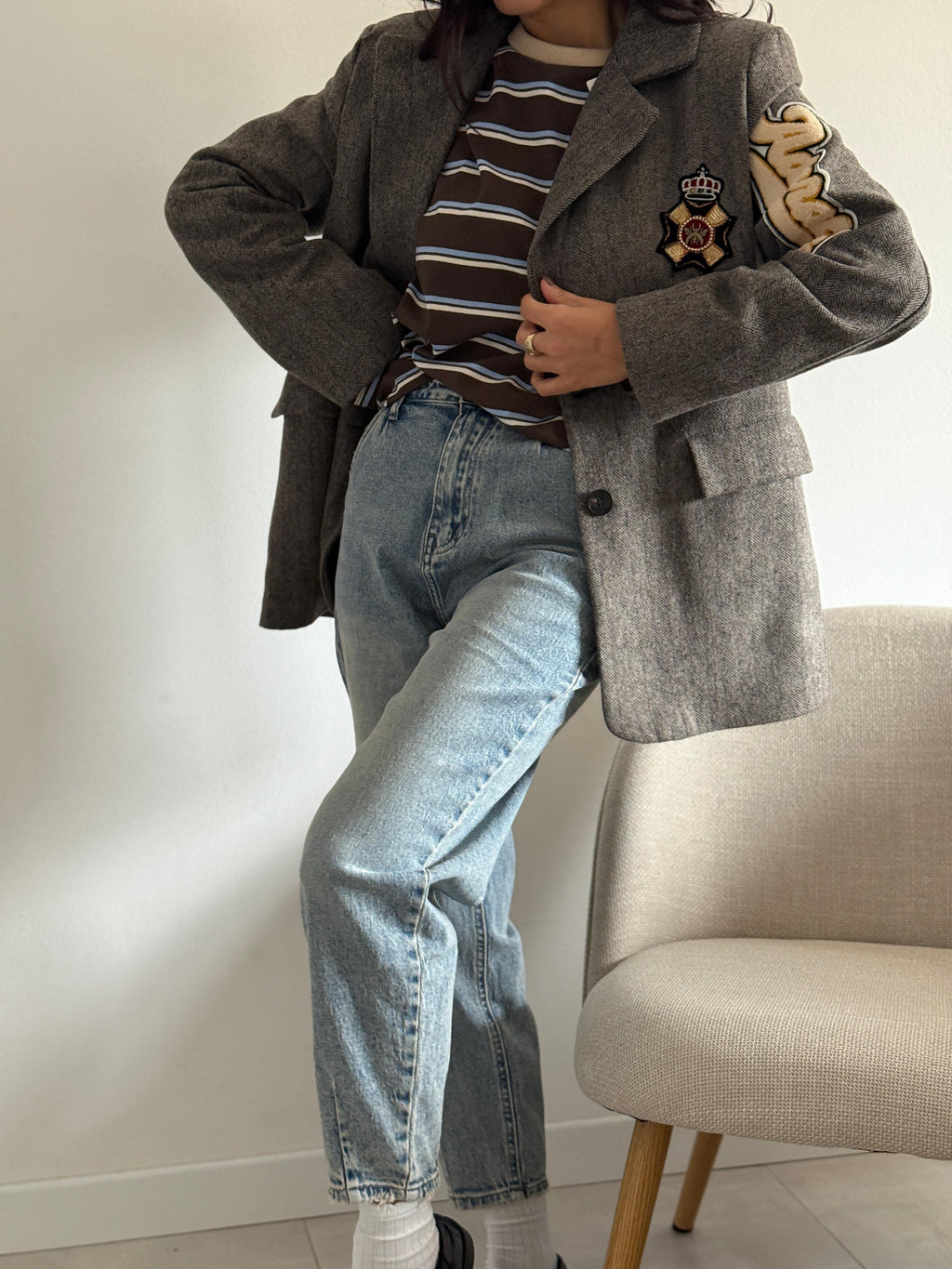 Jeans baggy chiaro