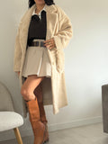 Cappotto tasche peliccia