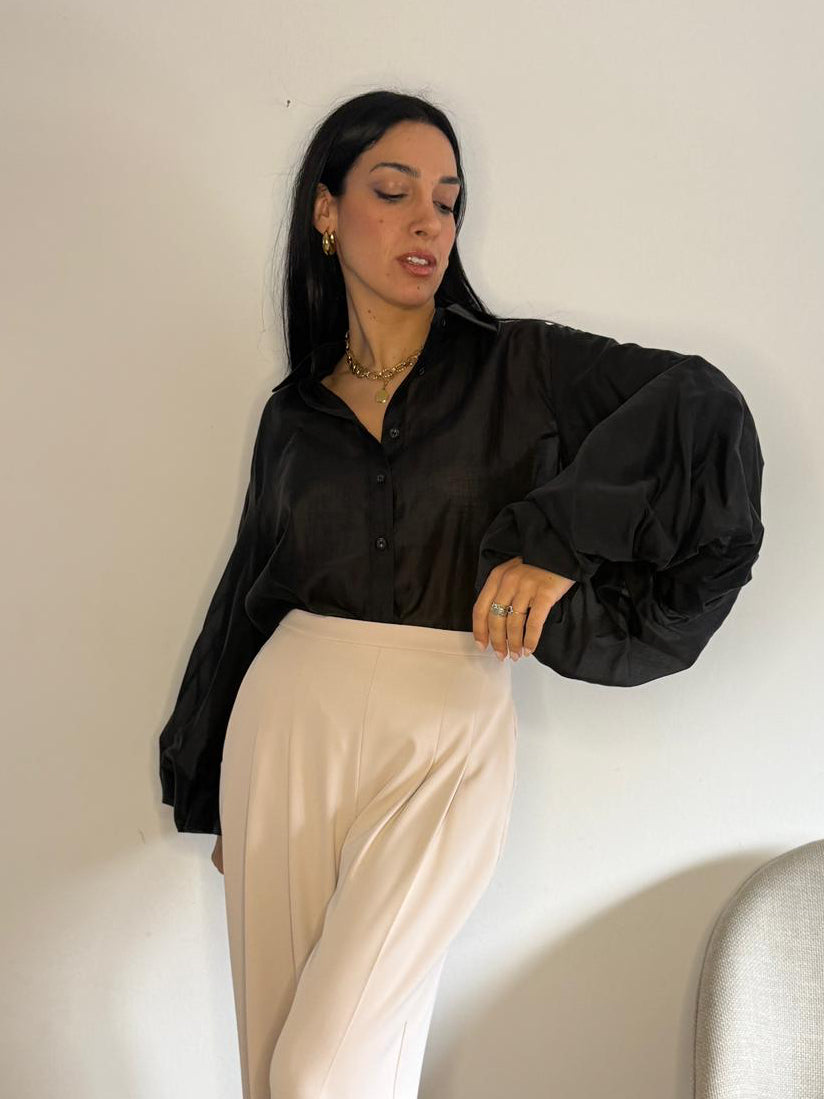 Camicia manica palloncino