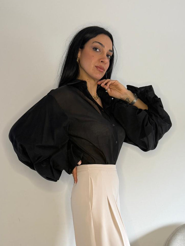 Camicia manica palloncino