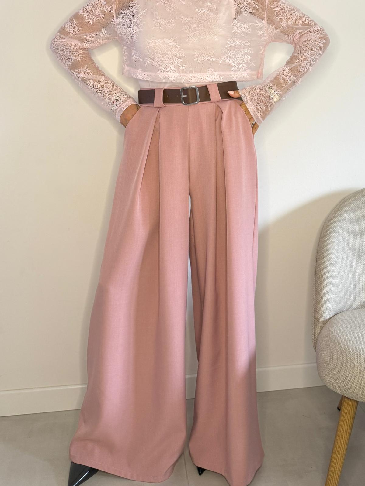 Pantalone palazzo ampio