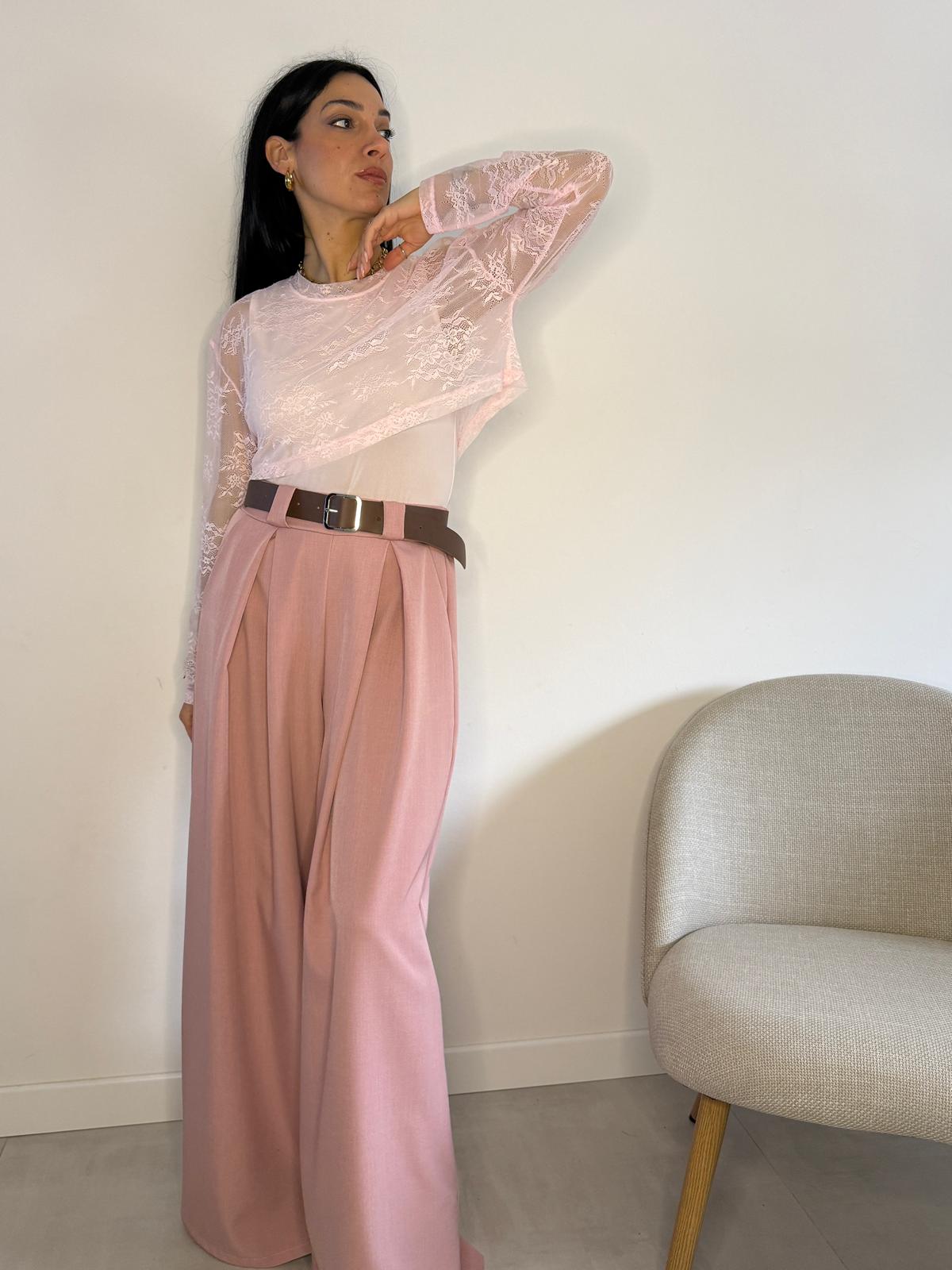 Pantalone palazzo ampio