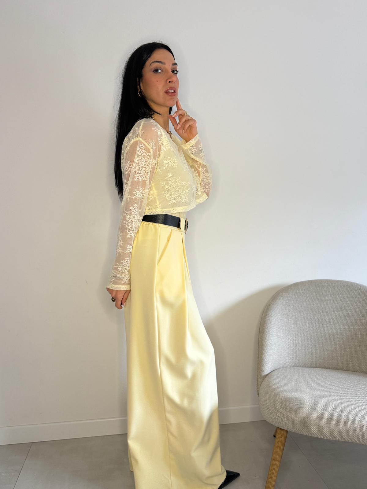 Pantalone palazzo ampio