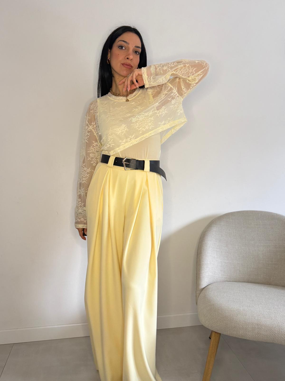 Pantalone palazzo ampio