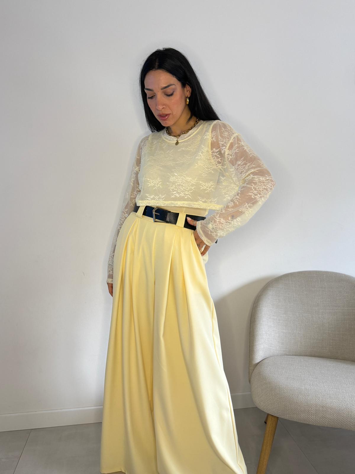 Pantalone palazzo ampio