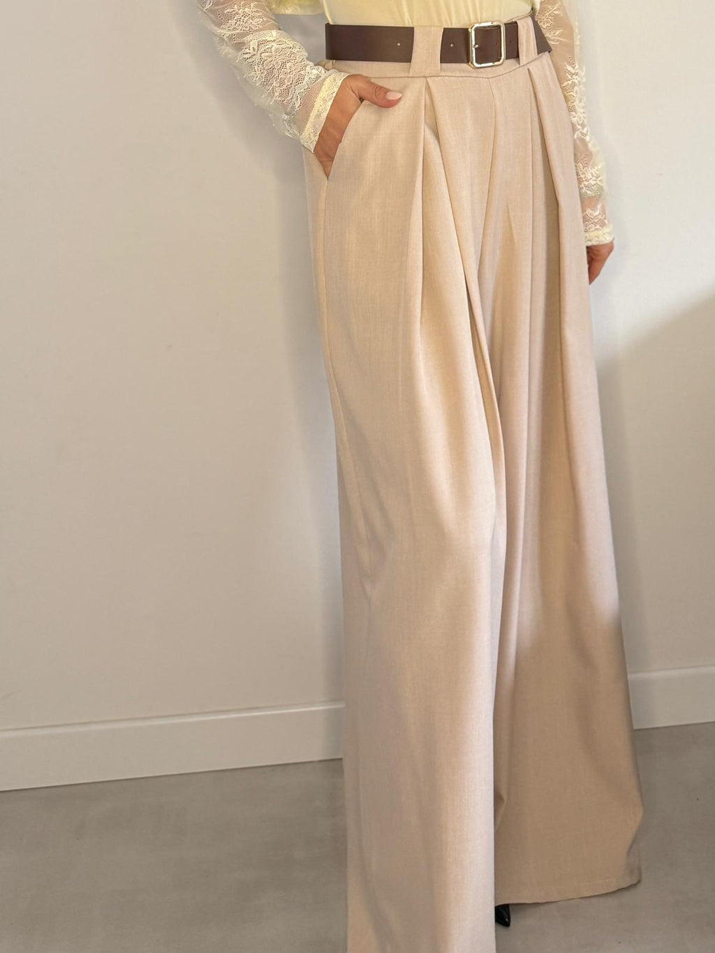 Pantalone palazzo ampio